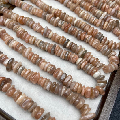 Natural Sunstone Irregular Chip Beads 12 mm | Medium Hole · Golden Shimmer · DIY Bracelets, Necklaces & Earrings