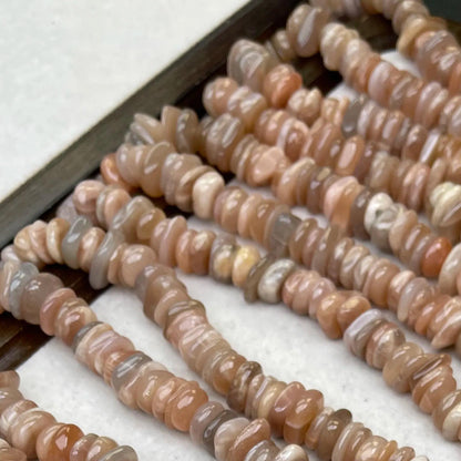 Natural Sunstone Irregular Chip Beads 12 mm | Medium Hole · Golden Shimmer · DIY Bracelets, Necklaces & Earrings