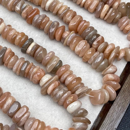 Natural Sunstone Irregular Chip Beads 12 mm | Medium Hole · Golden Shimmer · DIY Bracelets, Necklaces & Earrings