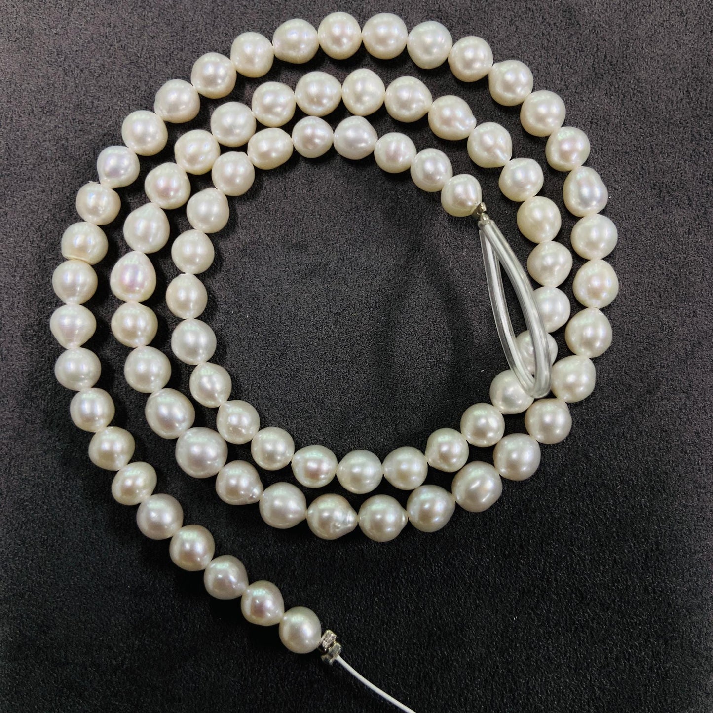 Natural Small Round Freshwater Pearls · 5mm · 40cm Strand · 13g | Smooth Lustrous Beads for DIY Bracelet & Necklace Making | Minimal Elegant Jewelry Supplies