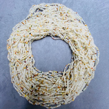 Natural Inclusion Quartz Loose Beads · 10 Strands 50 cm (3 mm, 6 g) · Unique Mineral Inclusions · DIY Bracelet & Necklace Making Supplies