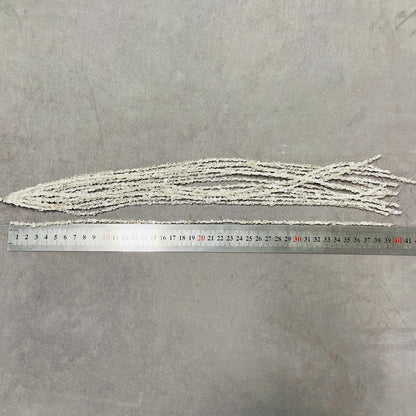 Rohe Minenquarzsplitter · 39,5 cm Strang · 6 g · ca. 5×5×4 mm | Natürliche Perlen mit rauer Struktur für selbstgemachte Armbänder &amp; Halsketten