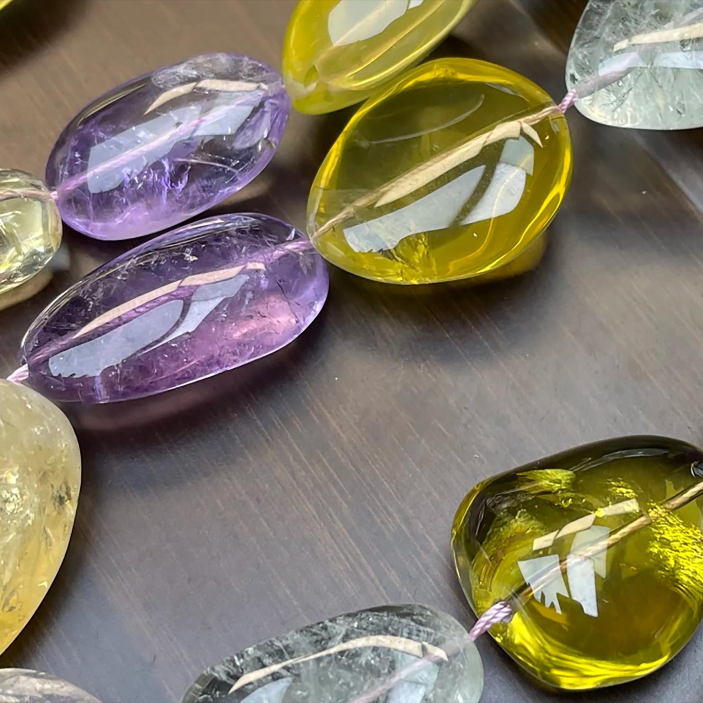 Colorful Natural Multi-Crystal Nugget Beads 15–25 mm · Raw Gemstone Chips · High Transparency · DIY Bracelets, Necklaces & Earrings