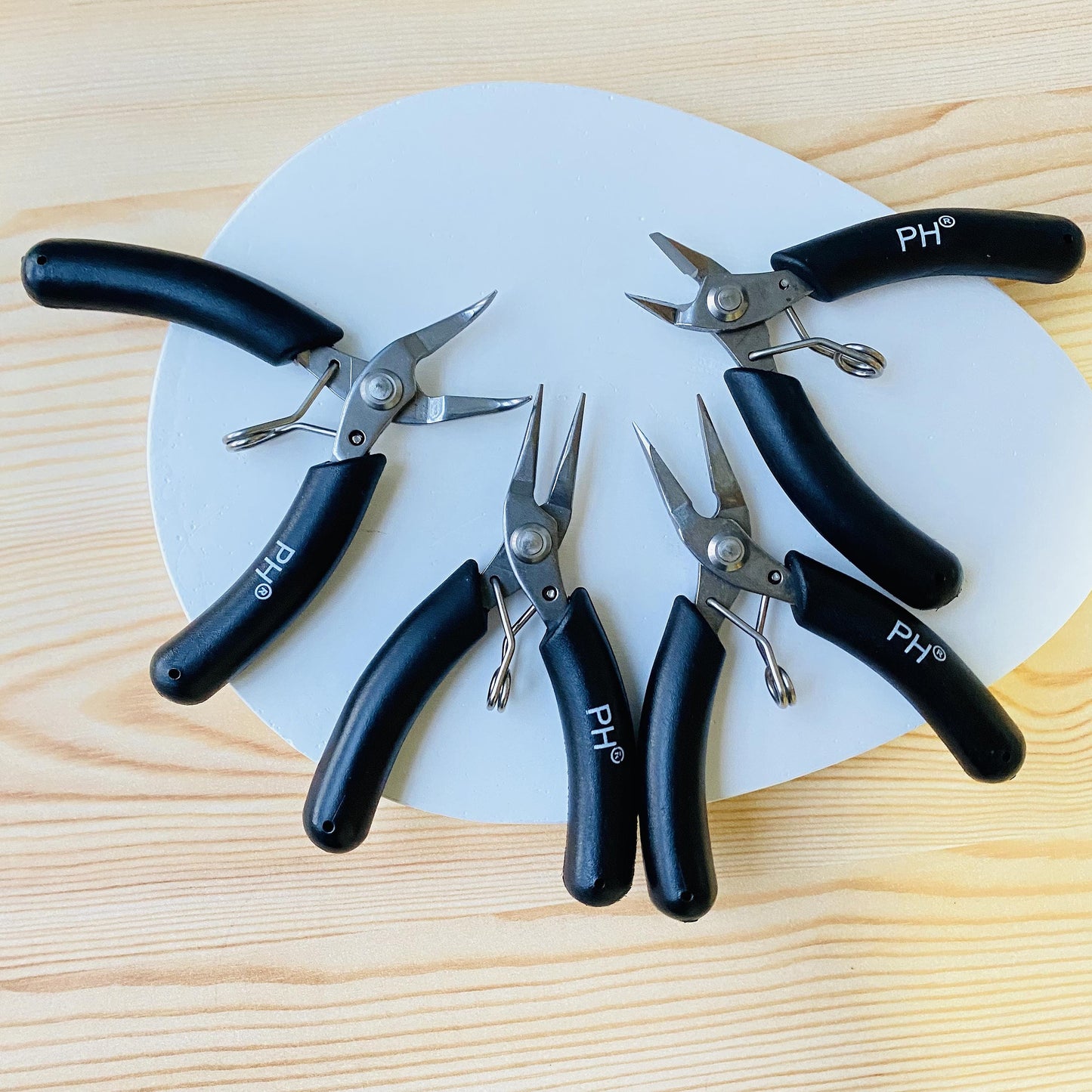 4er Schmuckzangen Set Edelstahl für DIY Schmuck Draht Biegen Wire Wrapping Perlen Armband Ohrringe Reparatur Bastelset Geschenk Bastler