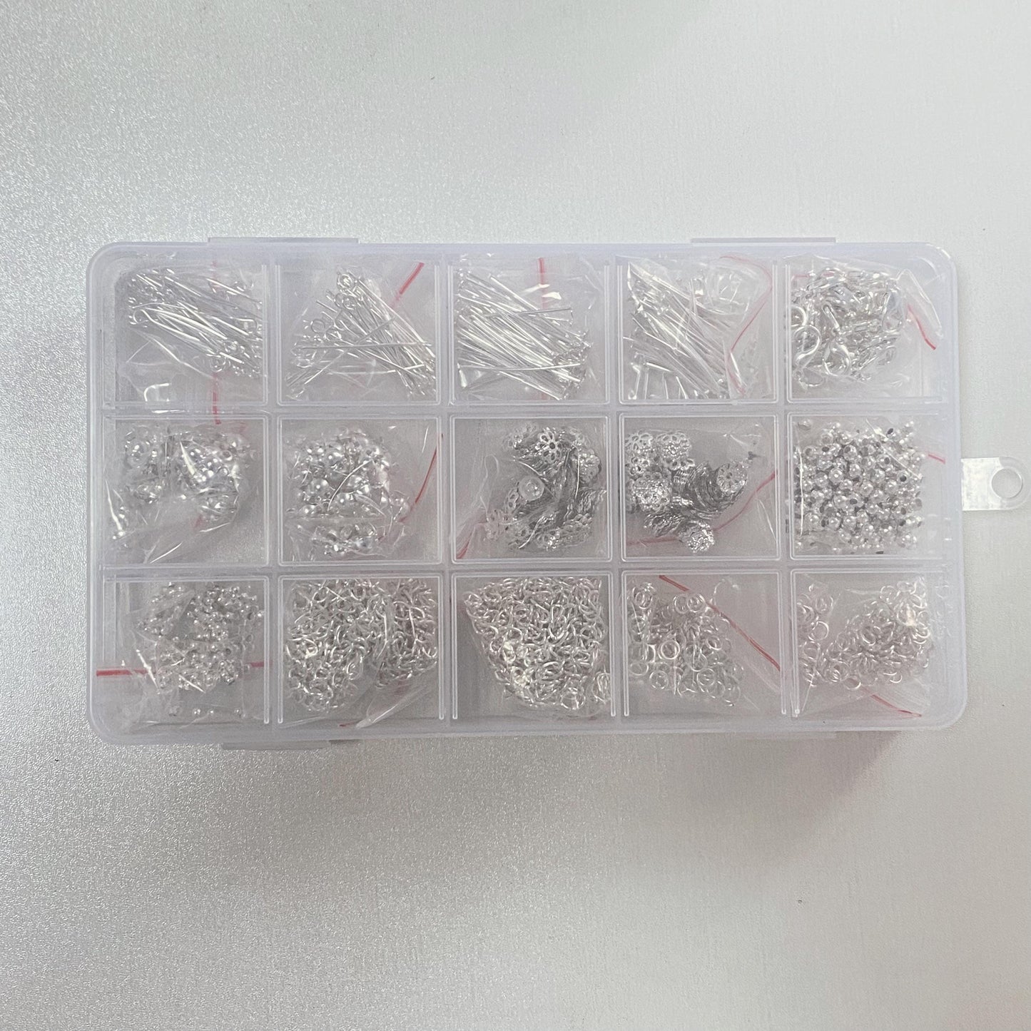 DIY Schmuckzubehör Set mit Metallteilen, Schmuckherstellung Bastelset für Armband Halskette Ohrringe, Geschenk für Anfänger Bastler