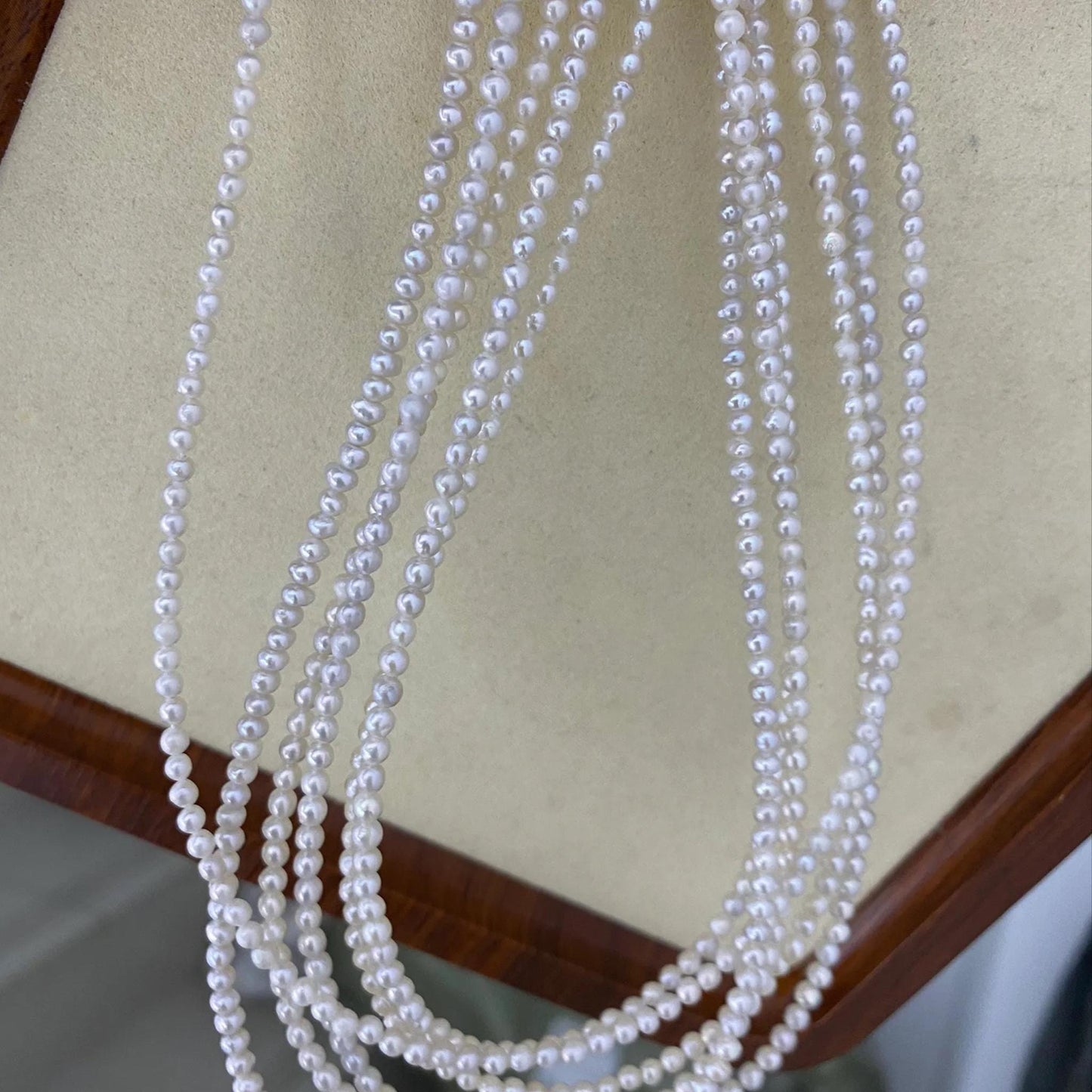 Natürliche kleine Süßwasserperlen, weiße unregelmäßige Perlenstränge mit seitlicher Bohrung, DIY Schmuckherstellung, zarte Mini Nuggets