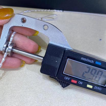 Kleine weiße Barock Süßwasserperlen, unregelmäßige Perlenstränge zum Basteln, seitlich gebohrt, DIY Schmuckzubehör, Mini Naturperlen