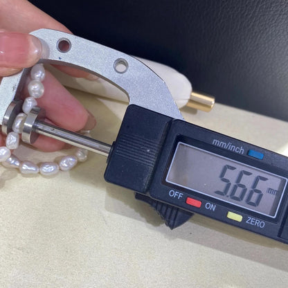 Weiße Barock Süßwasserperlen, unregelmäßige Naturperlenstränge, handgefertigte DIY Perlen, seitlich gebohrt, chunky Perlen für Schmuck