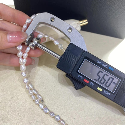 Natürliche barocke Süßwasserperlen, silberweiße unregelmäßige Nuggets für DIY Schmuck, seitlich gebohrte Perlenstränge, Bastelmaterial