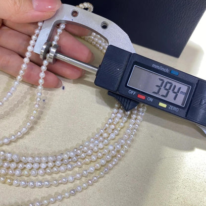 Handgefertigte Perlen aus natürlichen weißen Süßwasserperlen, lose unregelmäßige Barockperlen für DIY Schmuck, Halsketten und Armbänder