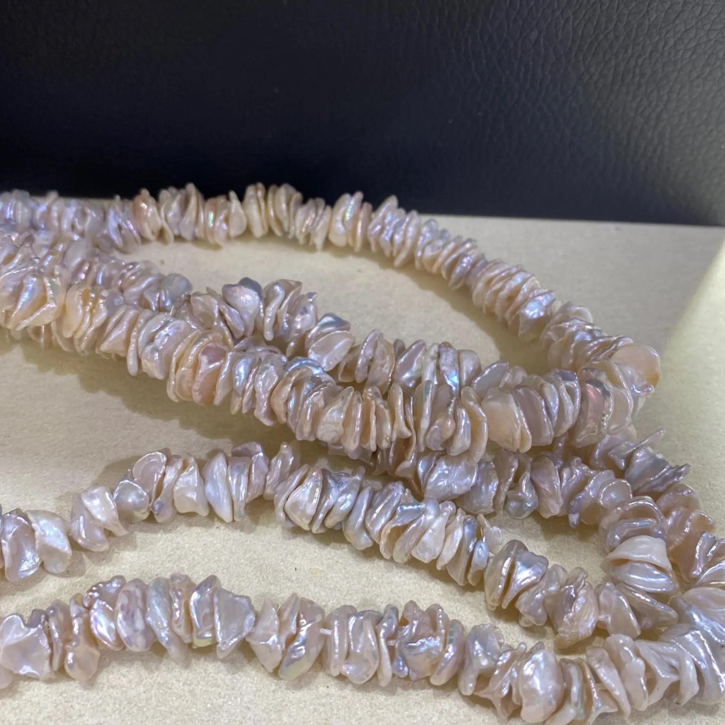Natürliche barocke Süßwasserperlen DIY Schmuckperlen handgemacht für Armband Halskette Ohrringe Petal Form Perlen Chunky Nugget