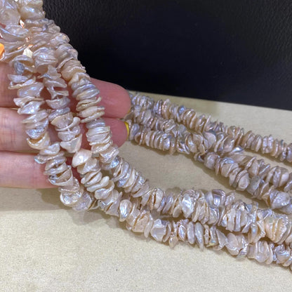 Natürliche barocke Süßwasserperlen DIY Schmuckperlen handgemacht für Armband Halskette Ohrringe Petal Form Perlen Chunky Nugget