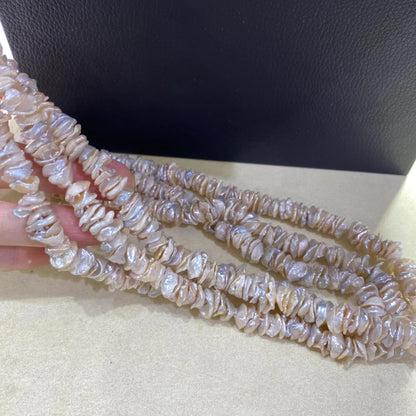 Natürliche barocke Süßwasserperlen DIY Schmuckperlen handgemacht für Armband Halskette Ohrringe Petal Form Perlen Chunky Nugget