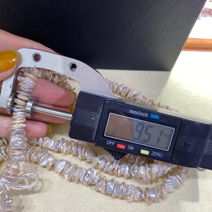 Natürliche barocke Süßwasserperlen DIY Schmuckperlen handgemacht für Armband Halskette Ohrringe Petal Form Perlen Chunky Nugget
