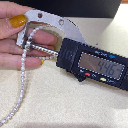 Natürliche Süßwasserperlen in Weiß, unregelmäßige Reisperlen für DIY-Schmuck, kleine Nugget Perlen für Armband Halskette Bastelideen