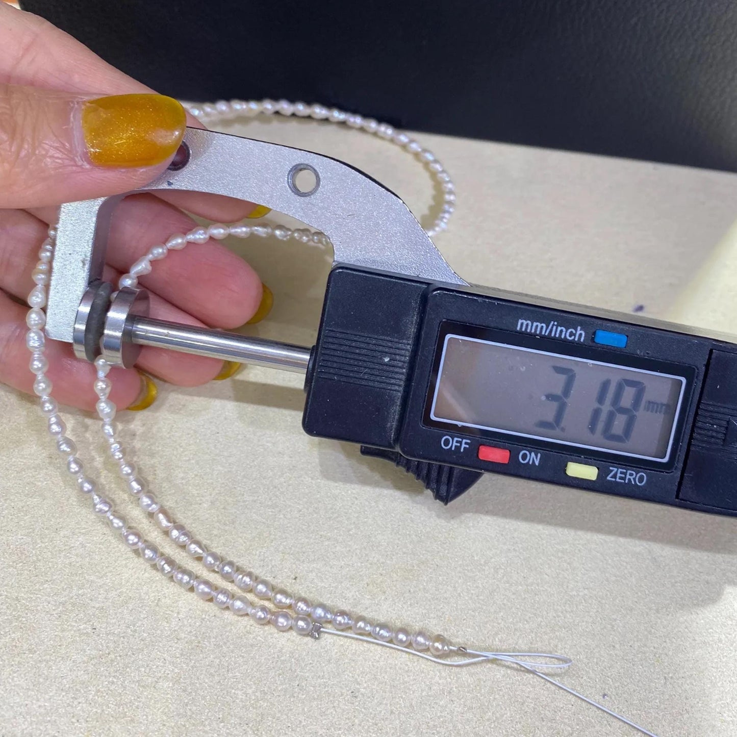 Natural Irregular Baroque Freshwater Pearl Beads Strand for Jewelry Making DIY, Small White Pearls for Necklace Bracelet, Tiny Nugget Beads