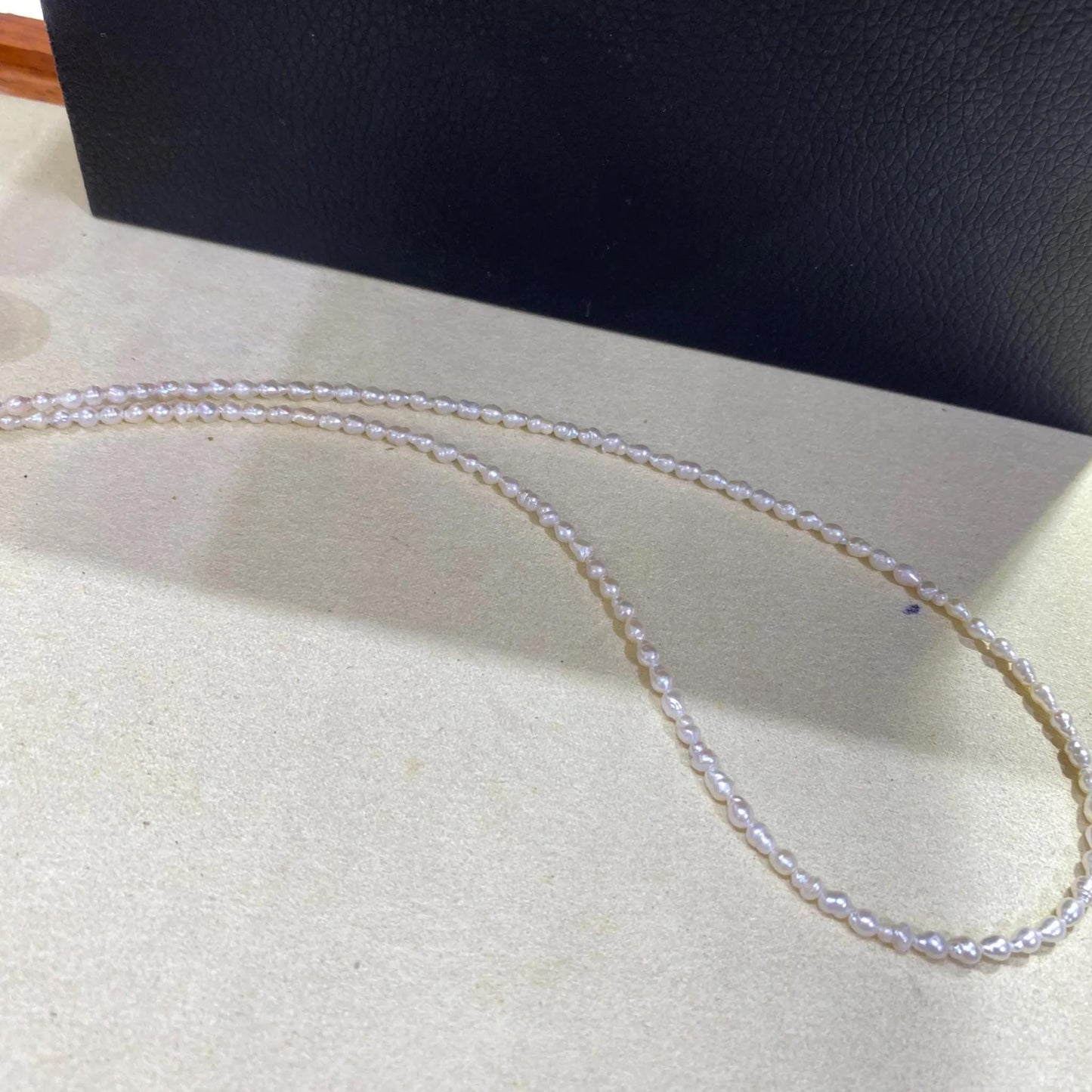 Natural Irregular Baroque Freshwater Pearl Beads Strand for Jewelry Making DIY, Small White Pearls for Necklace Bracelet, Tiny Nugget Beads