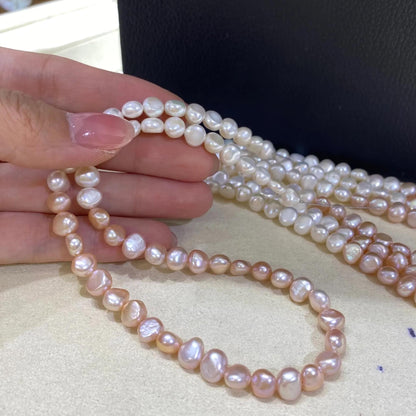 Natural Gradient Baroque Freshwater Pearl Strand for Jewelry Making, Irregular Large Nugget Beads for Necklace Bracelet DIY Design