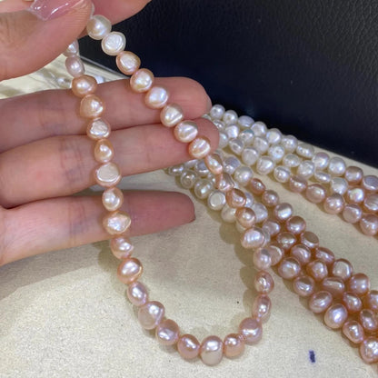 Natural Gradient Baroque Freshwater Pearl Strand for Jewelry Making, Irregular Large Nugget Beads for Necklace Bracelet DIY Design