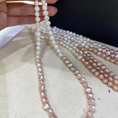 Natural Gradient Baroque Freshwater Pearl Strand for Jewelry Making, Irregular Large Nugget Beads for Necklace Bracelet DIY Design