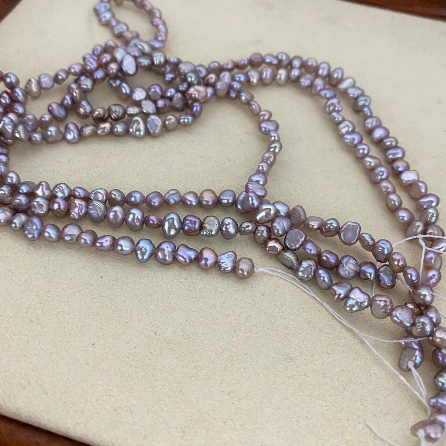 Elektroplattierte Barockperlen in Lila, Unregelmäßige Süßwasserperlen für DIY Schmuck, Bastelperlen, Chunky Nugget Look