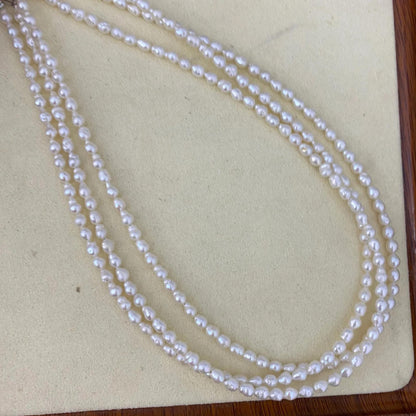 Natural Irregular White Freshwater Pearls for Jewelry Making, Teardrop Loose Beads for Boho Wedding Necklace Bracelet Craft DIY Supply