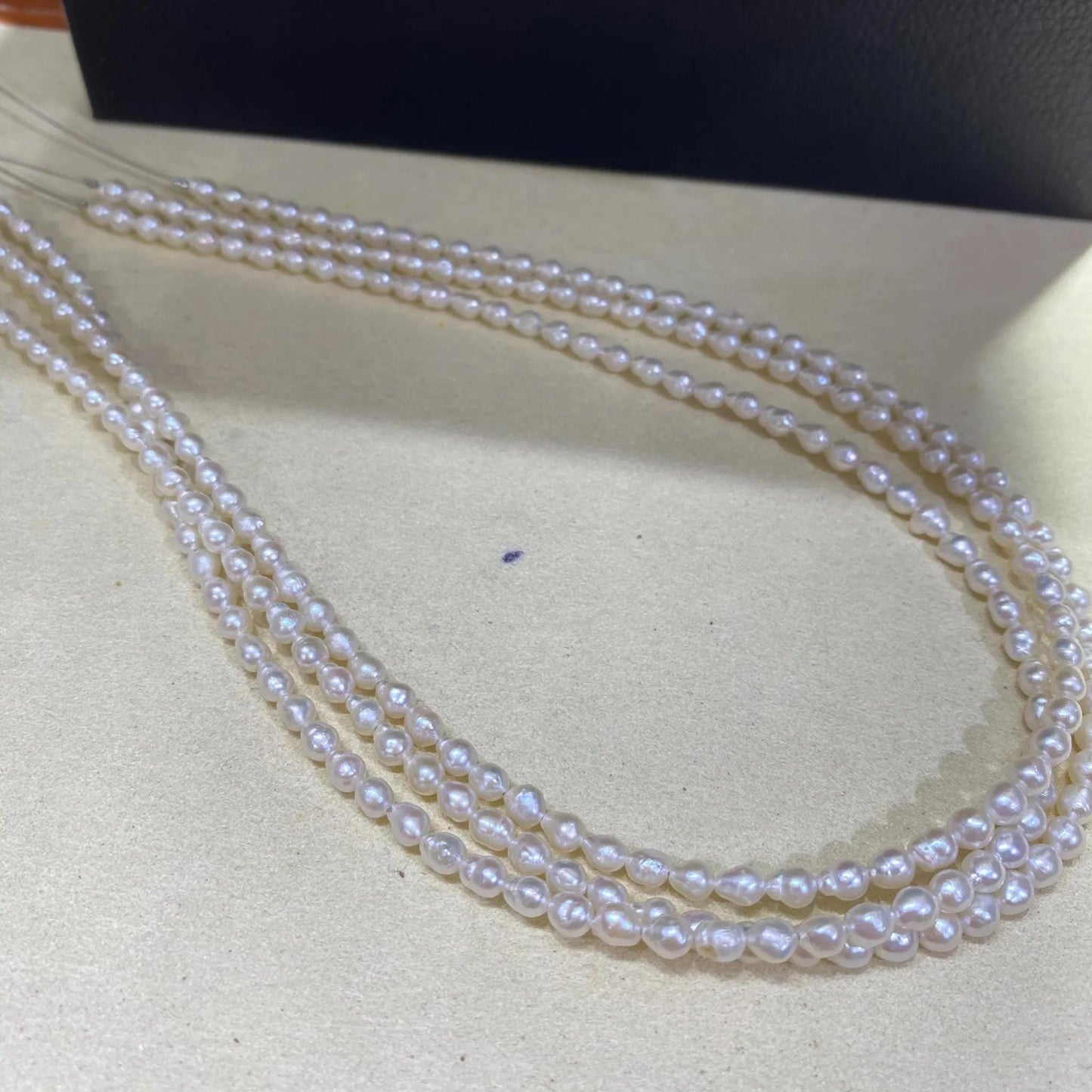 Natural Irregular White Freshwater Pearls for Jewelry Making, Teardrop Loose Beads for Boho Wedding Necklace Bracelet Craft DIY Supply