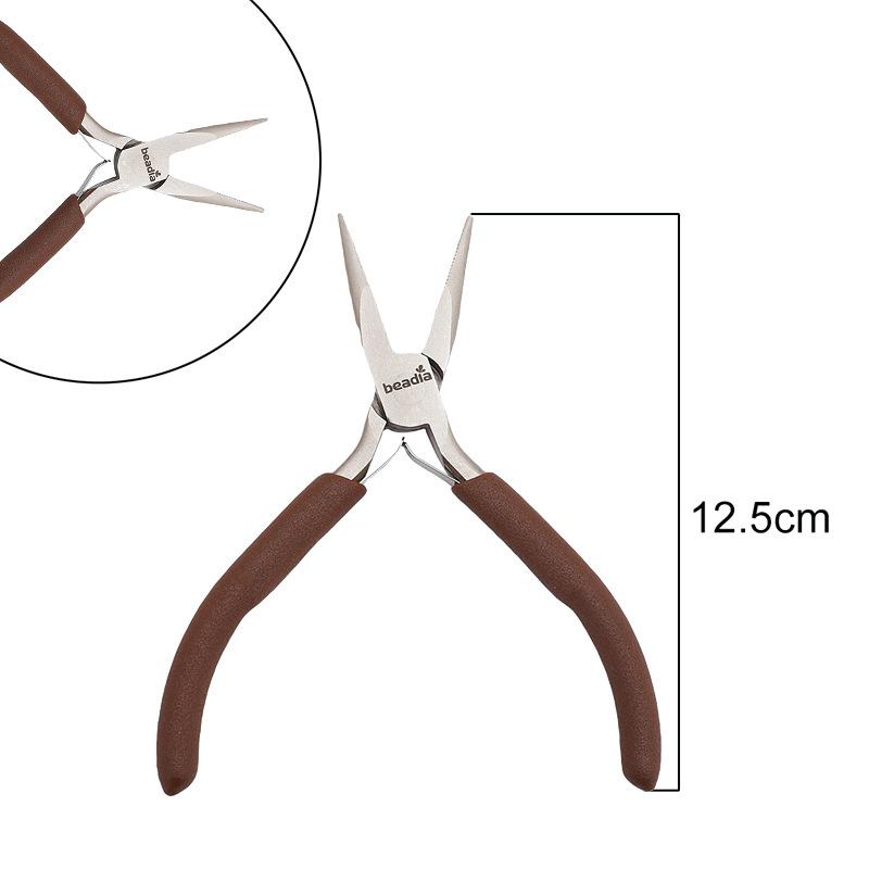 Schmuckzange Set für DIY Schmuckherstellung aus Edelstahl, präzises Bastelwerkzeug für Armband, Ohrringe, Geschenk für Bastler