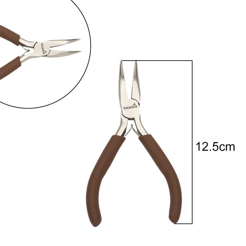 Schmuckzange Set für DIY Schmuckherstellung aus Edelstahl, präzises Bastelwerkzeug für Armband, Ohrringe, Geschenk für Bastler