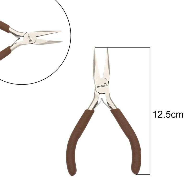 Schmuckzange Set für DIY Schmuckherstellung aus Edelstahl, präzises Bastelwerkzeug für Armband, Ohrringe, Geschenk für Bastler