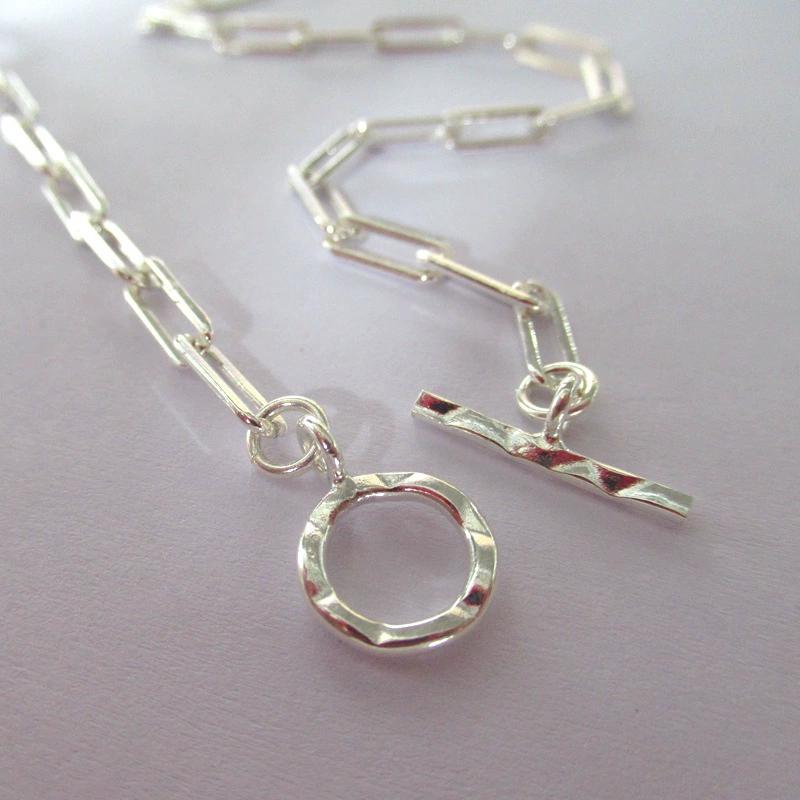 S925 Silber Knebelverschluss Set, Schmuckverschluss für DIY Schmuckherstellung, Armband und Halskette Zubehör, Geschenk für Bastler