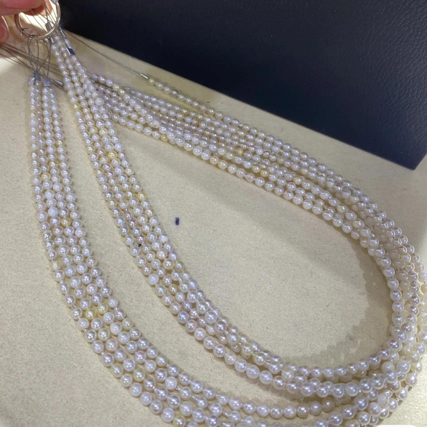 Handgefertigte Perlen aus natürlichen weißen Süßwasserperlen, lose unregelmäßige Barockperlen für DIY Schmuck, Halsketten und Armbänder