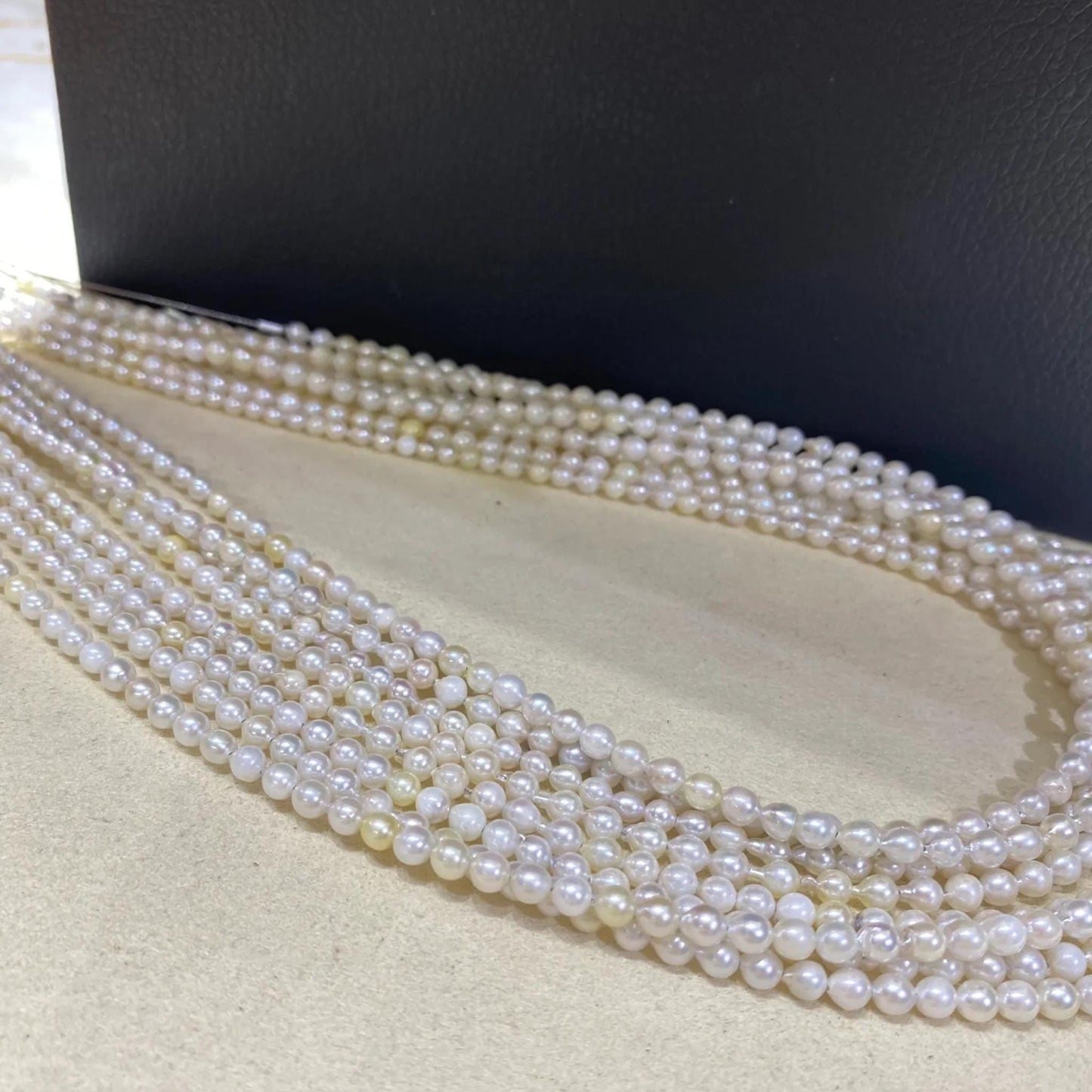 Handgefertigte Perlen aus natürlichen weißen Süßwasserperlen, lose unregelmäßige Barockperlen für DIY Schmuck, Halsketten und Armbänder