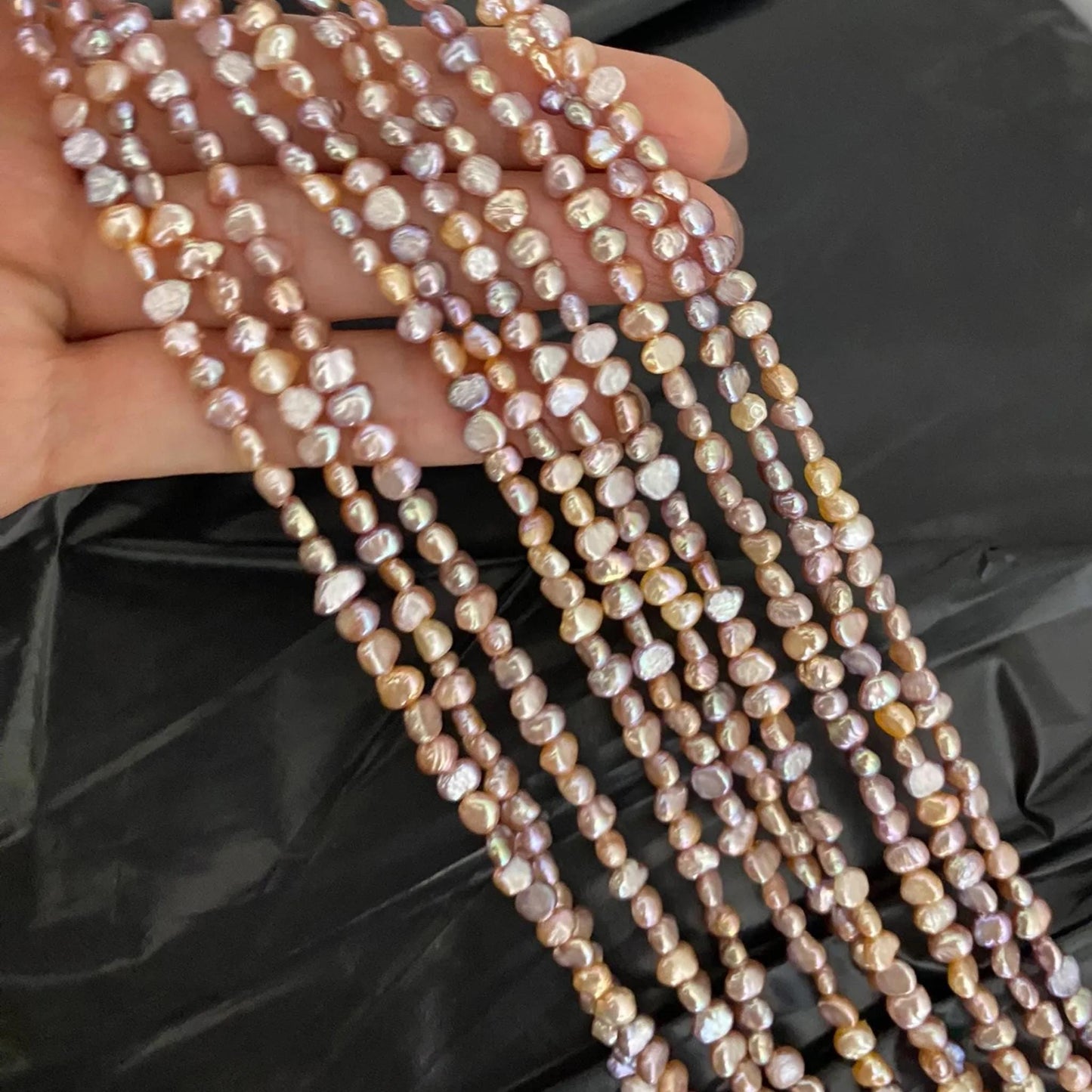 Natürliche bunte Barockperlen aus Süßwasser für DIY-Schmuck, unregelmäßige Nugget-Perlen für Armbänder, Halsketten, Ohrringe