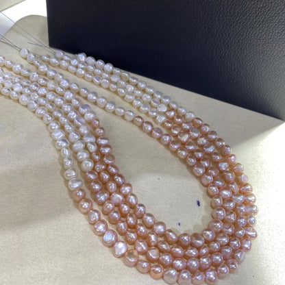 Natural Gradient Baroque Freshwater Pearl Strand for Jewelry Making, Irregular Large Nugget Beads for Necklace Bracelet DIY Design