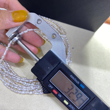 Natürliche weiße Barockperlen aus Süßwasser, unregelmäßige Mini-Perlen für DIY-Schmuck, Boho-Hochzeitsdesigns und romantische Handarbeiten