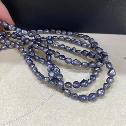 Natural Irregular Freshwater Pearls for Jewelry Making, Peacock Blue Luster Beads, Chunky Nugget Loose Beads for Necklace Bracelet DIY