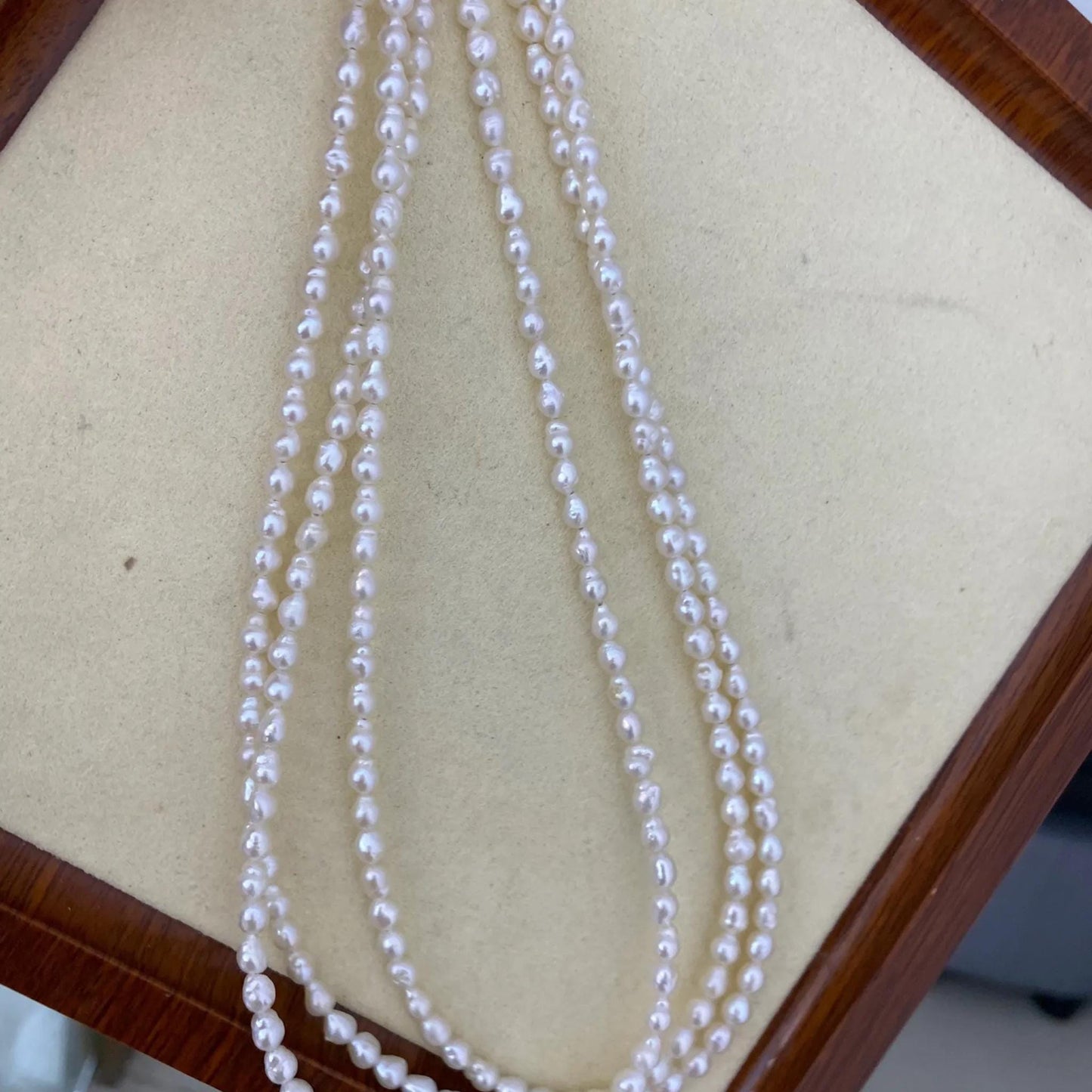 Natural Irregular White Freshwater Pearls for Jewelry Making, Teardrop Loose Beads for Boho Wedding Necklace Bracelet Craft DIY Supply