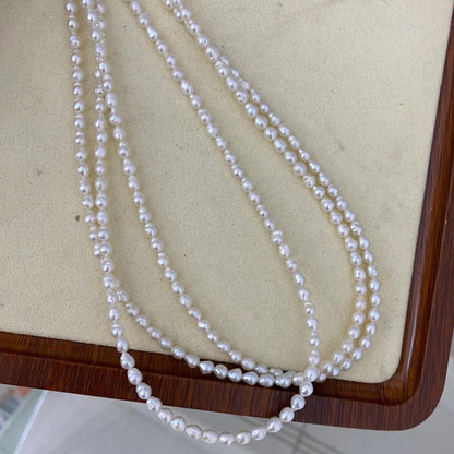 Natural Irregular White Freshwater Pearls for Jewelry Making, Teardrop Loose Beads for Boho Wedding Necklace Bracelet Craft DIY Supply