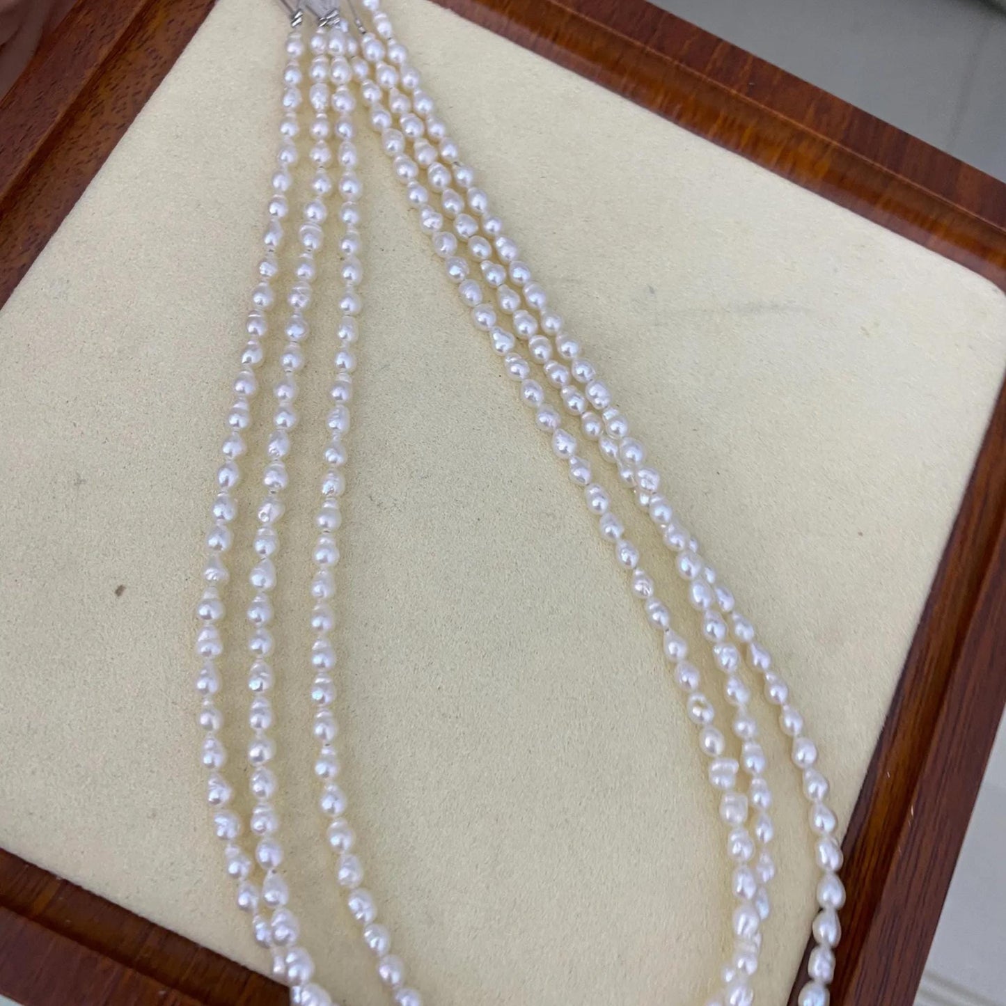 Natural Irregular White Freshwater Pearls for Jewelry Making, Teardrop Loose Beads for Boho Wedding Necklace Bracelet Craft DIY Supply
