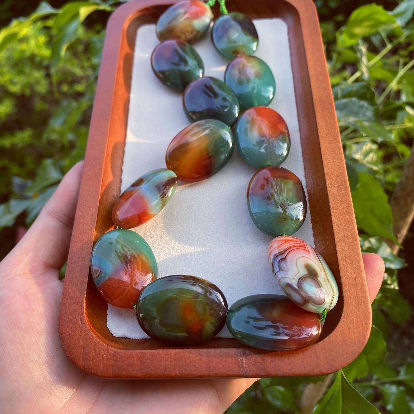 Natürliche Edelstein Perlen Stränge · Unikate für DIY Schmuck · Boho Rohstein, Jade, Achat, Chalcedon · Handpolierte Unregelmäßige Perlen