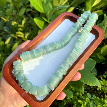 Natürliche Edelstein Perlen Stränge · Unikate für DIY Schmuck · Boho Rohstein, Jade, Achat, Chalcedon · Handpolierte Unregelmäßige Perlen