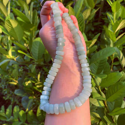 Natürliche Edelstein Perlen Stränge · Unikate für DIY Schmuck · Boho Rohstein, Jade, Achat, Chalcedon · Handpolierte Unregelmäßige Perlen