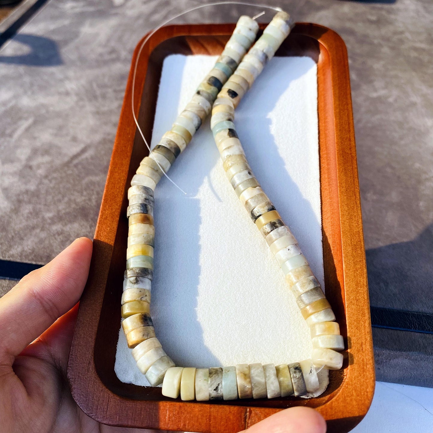 Naturstein Perlenstränge für DIY Schmuck · 7 Varianten Achat Jade Amazonit Jaspis Karneol · Handpolierte Edelsteinperlen 38cm