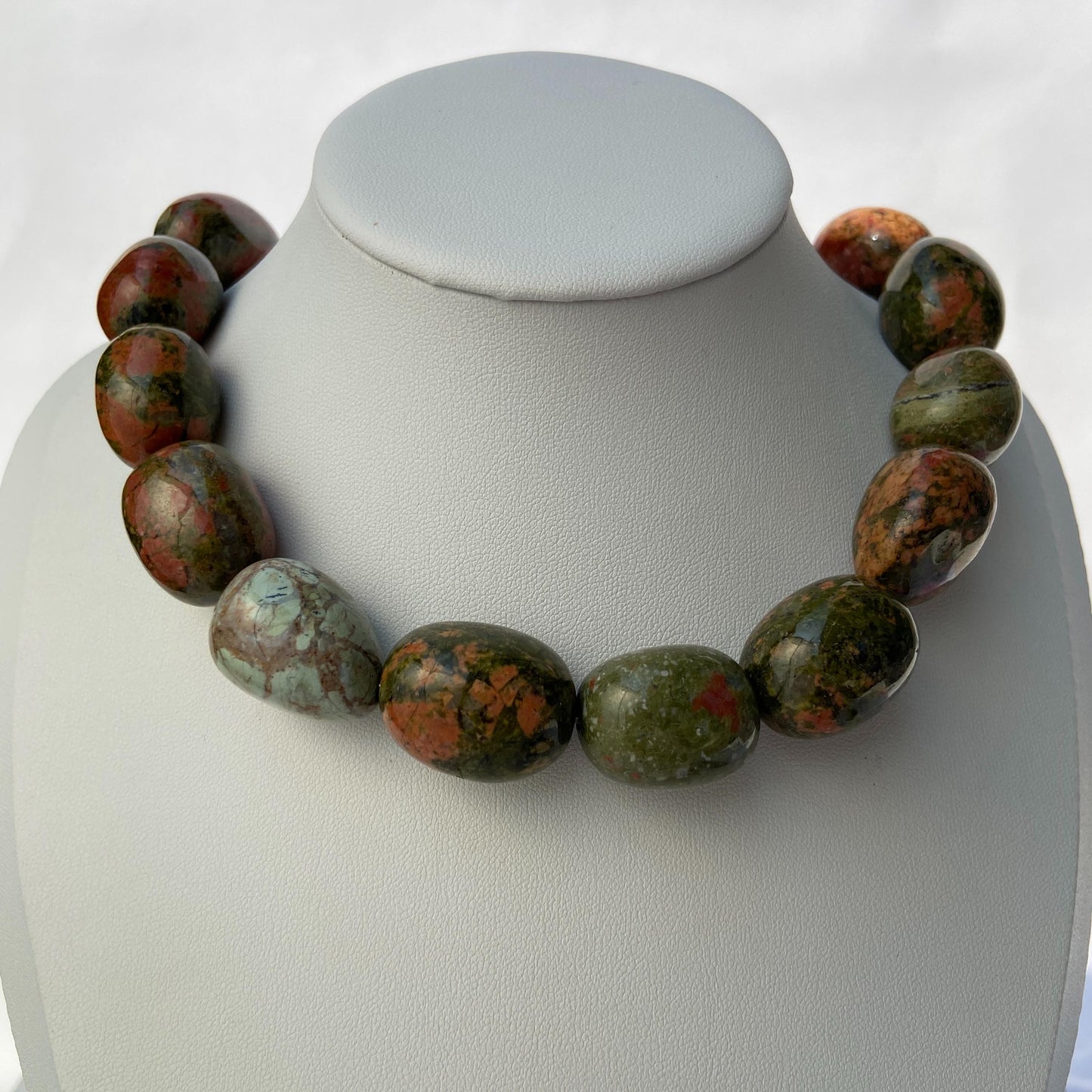 Natürliche indische Achat Edelsteinperlen für DIY Schmuck – Große polierte Nugget Ovalperlen in Erdtönen für Armband & Halskettenherstellung