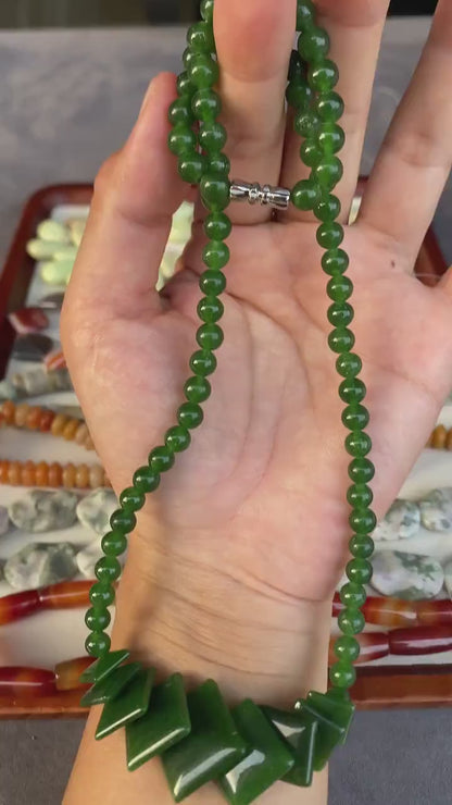 Naturstein Perlenstränge für DIY Schmuck · 7 Varianten Achat Jade Amazonit Jaspis Karneol · Handpolierte Edelsteinperlen 38cm